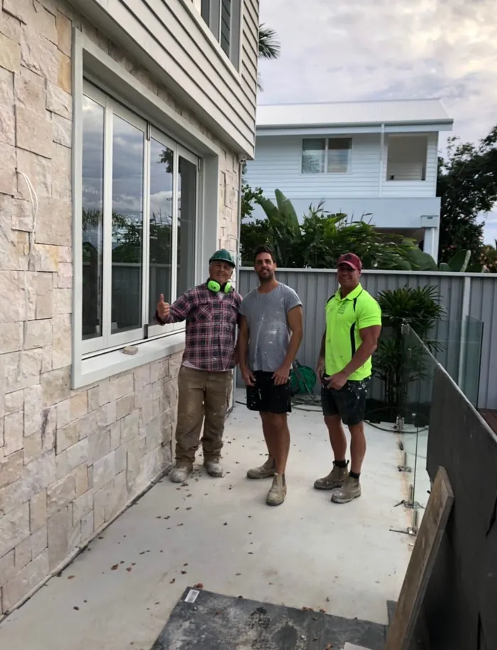All Stone & Pave stonemasons at work by All Stone & Pave