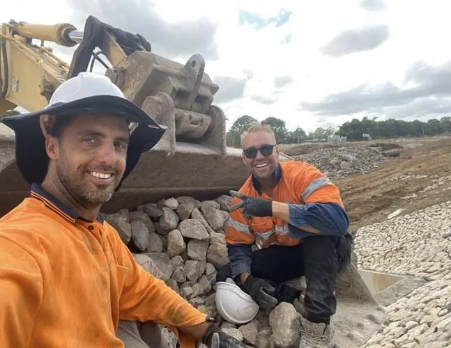 All Stone & Pave stonemasons at work by All Stone & Pave