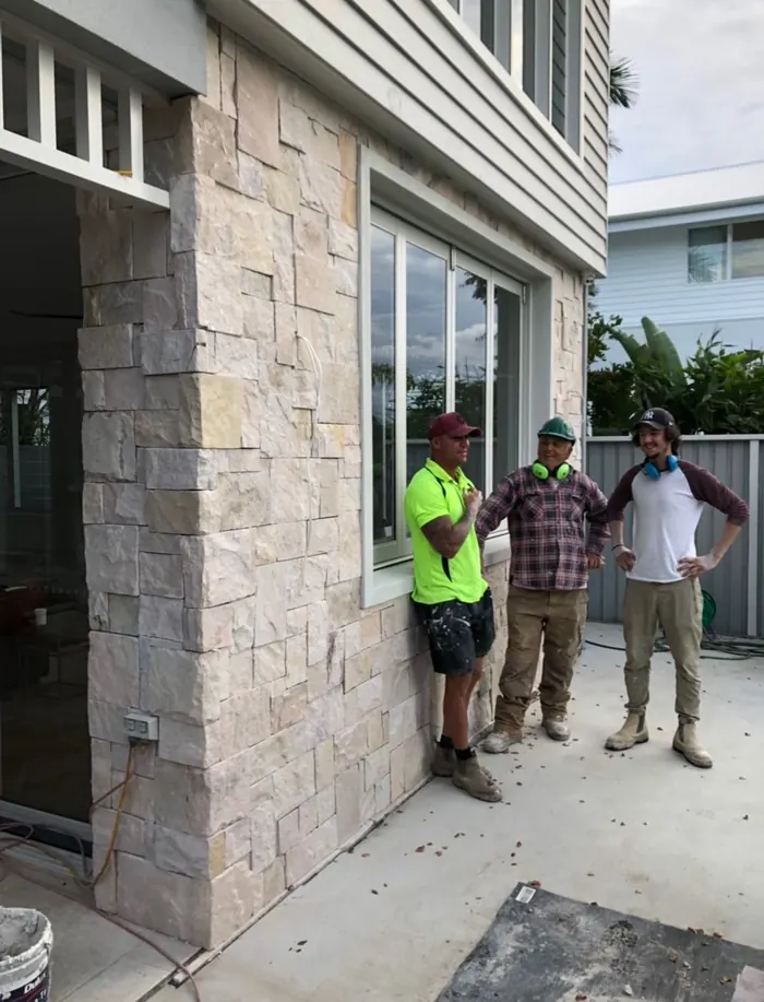 All Stone & Pave stonemasons at work by All Stone & Pave